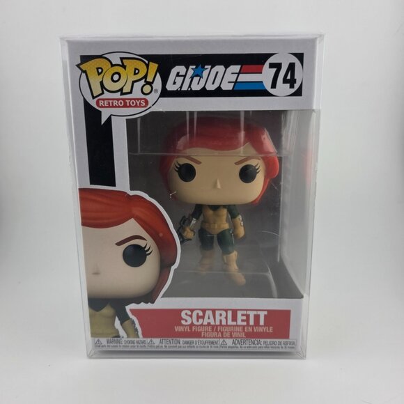 2021 Funko Pop! Retro Toys G.I. Joe #74 Scarlett Collectible Vinyl Figure NEW - Picture 1 of 5